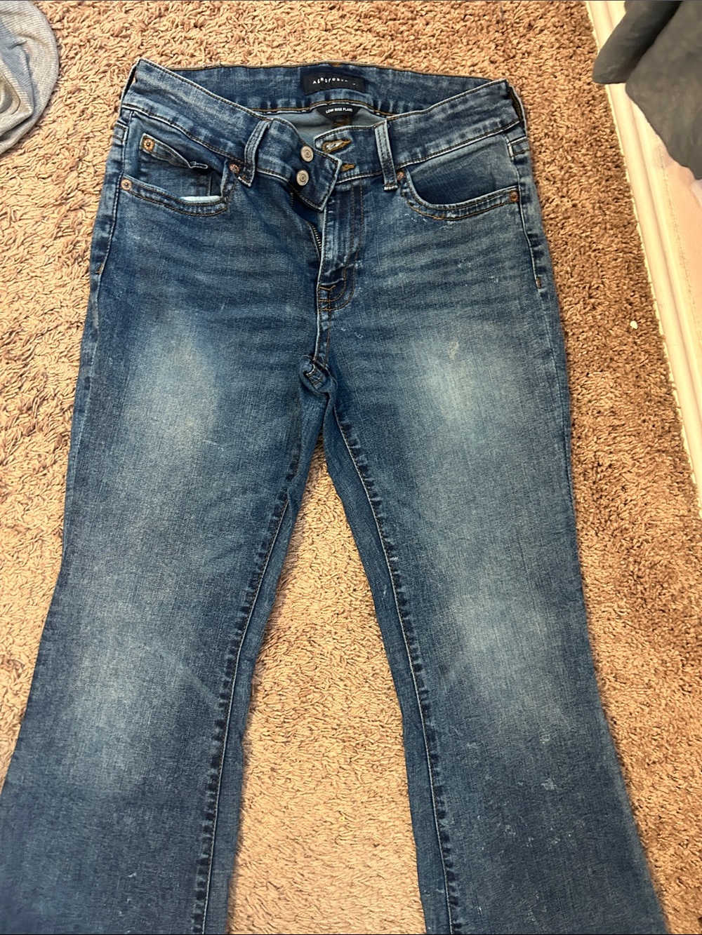 Aeropostale Women's Dark Blue Flare Jeans